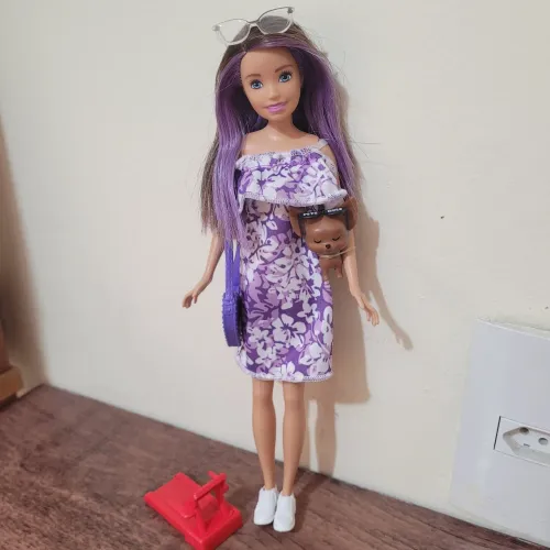 Barbie Skippers Lindíssima como nas fotos + Acessórios + roupa. Item de colecionador!