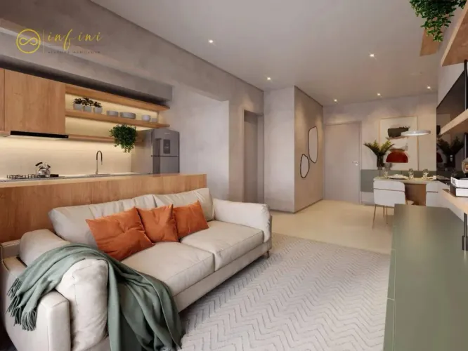 Apartamento Lançamentos com 2 Quartos, sendo 1 Suíte à venda, 70 m² por R$ 734.000 - Condo