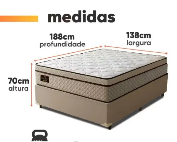 Cama Box Colchão Casal Gazin Inglaterra Premium