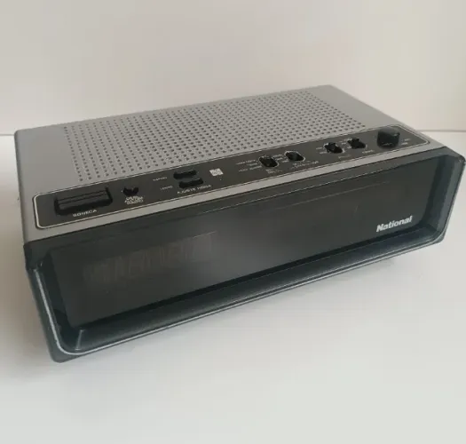 Rádio Relógio Antigo National Rc 4895ma Vintage