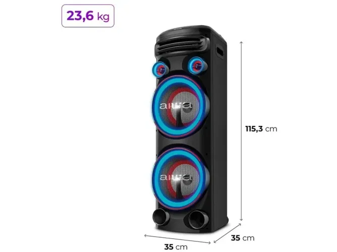 Caixa de Som Aiwa Torre Nova