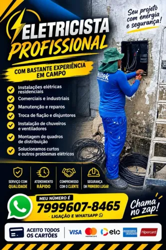 Eletricista instalador