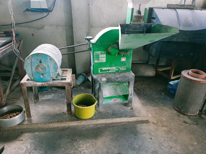 Forrageira Trapp TRF acoplada com motor trifásico 10 cv