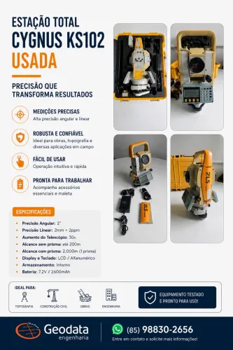 Estação Total TOPCON CYGNUS KS102