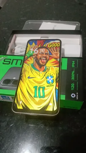 Infinix Smart10 Gold 128gb completo na caixa