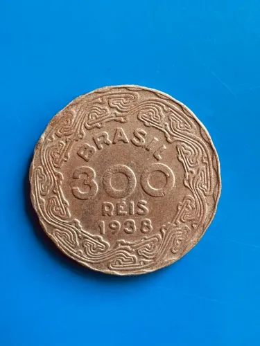 Moeda antiga 300 Réis 1938