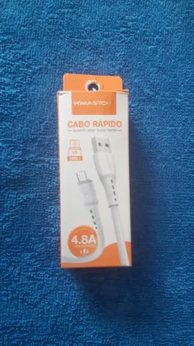 cabu usb tipo v8 para carregar celulares novo na caixa
