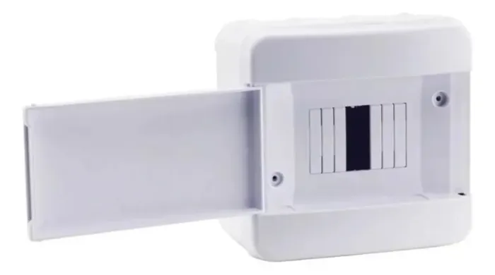 quadro de distribuição embutir para 4 disjuntores force line
