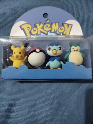Pokémon borrachinhas de apagar escolar 