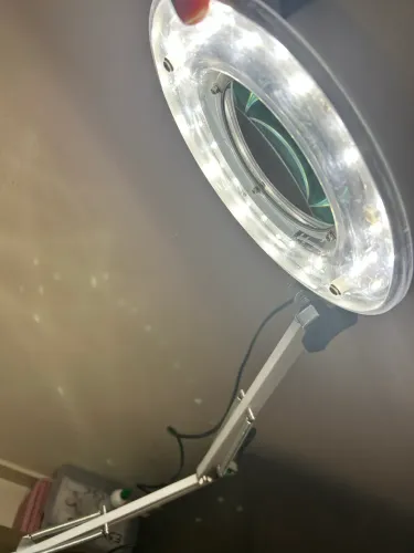Lupa luminária led