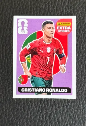 Figurinha Cristiano Ronaldo Legend Roxo