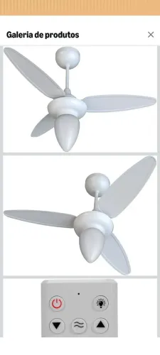Ventilador de Teto com Controle