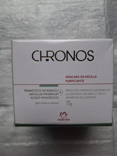 Natura Chronos - Máscara de Argila Purificante - 70g - Lacrada