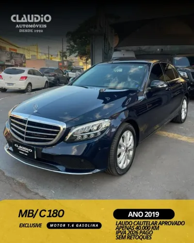 Mercedes-Benz C-180 CGI Exc. 1.6/1.6 Flex TB 16V Aut. 2019