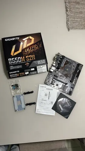 B550M S2H AM4 GIGABYTE PLACA MÃE P/ RYZEN