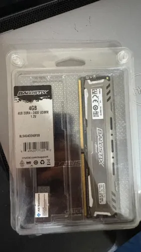2 Memória Ram Crucial Ballistix - 4GB DDR4 2400mhz