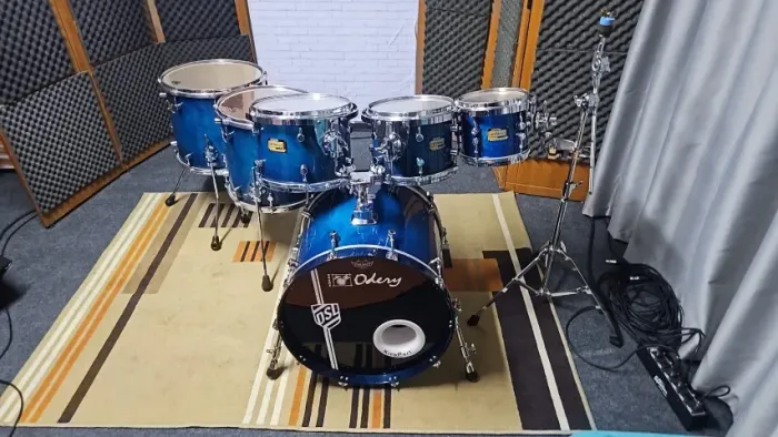 Bateria Odery Custom Azul Royal