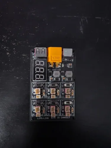 Carregador 6in1 1S para drone fpv