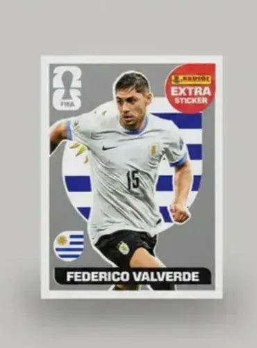 Figurinha extra original Federico Valverde 
