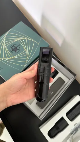 Máquina De Tatuagem Pen Wireless DKLab W1 Pro - Seminova E Completa + Brindes