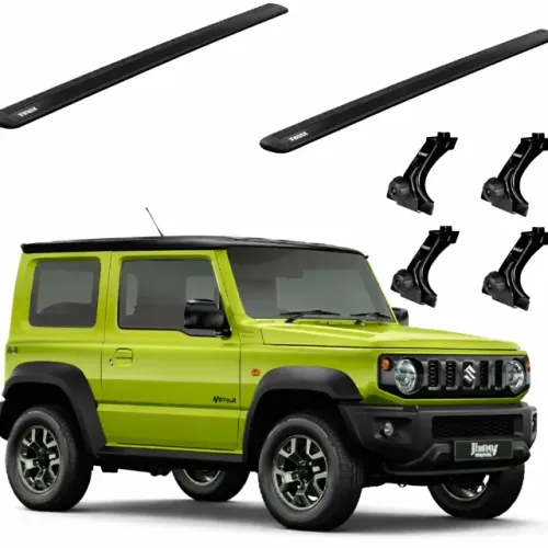 Rack Thule 135 + 2 Wing Bars Black+ 4 Trancas 527 (à chave) novíssimos, tudo original!!!
