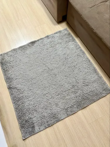 Tapete Quadrado 1,00x1,00 cinza