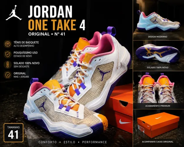 Jordan One Take 4 Original Nike/Jordan Nº 41 - Pouquíssimo Uso
