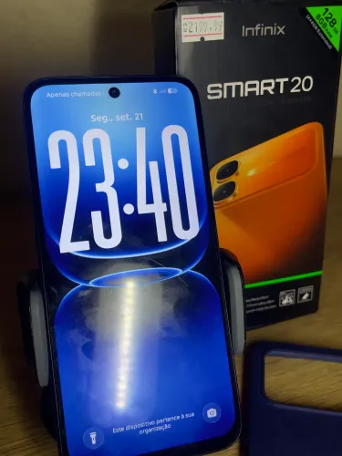 CELULAR LANÇAMENTO 2026: INFINIX SMART 20 | 128gb | 8 de RAM | COM CAIXA SEM DEFEITO!!