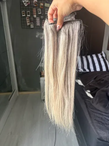 Cabelo humano mesclado na tela de fita adesiva 