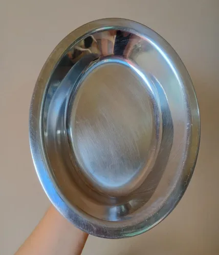 Bandeja Oval Tramontina em Inox, 26 × 20 cm