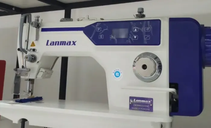 Máquina de costura reta industrial lanmax