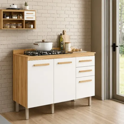  Balcão Cooktop Intenza - Santos Móveis e Eletro - Melhor preço e qualidade do mercado
