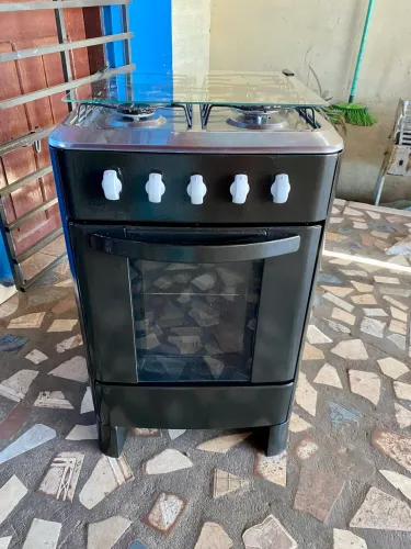 Fogão 4 bocas Esmaltec preto. FAÇO ENTREGA