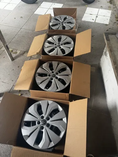 Rodas + calotas aro 16 zeras