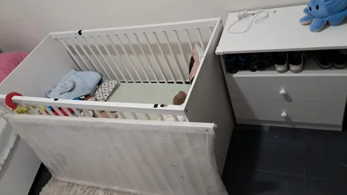 Conjunto Berço+ comoda + cama