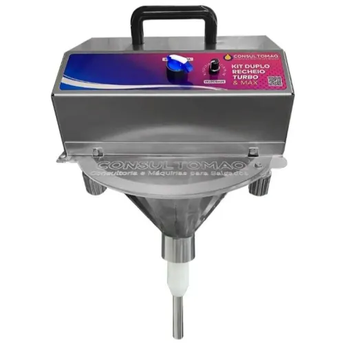 Kit Duplo Recheio para Salgadeiras Universal, Estrutura Aço Inox