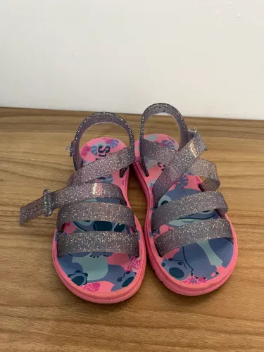 Sandália Infantil Stitch Disney Grendene com Brilho Tam 30