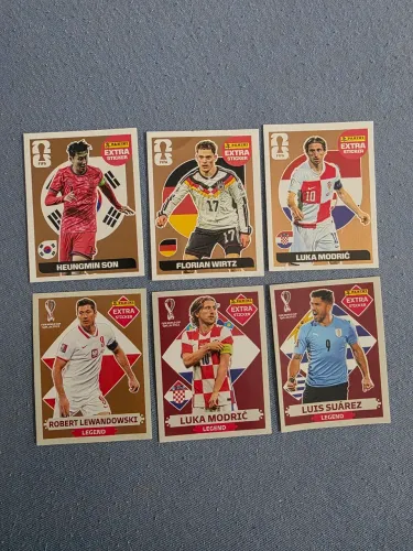 Kit Legends copa 2026 e 2022 figurinhas