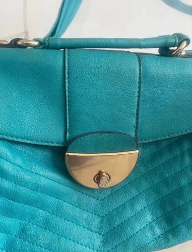Bolsa Le Postiche Verde Água