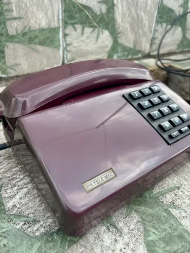 Telefone Retrô TELE MEC - Teclado, Década de 80/90