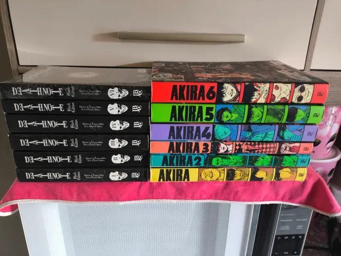 Mangá Akira e Death Note completo