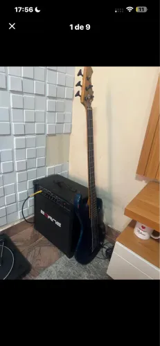 ? Baixo Tagima 5 Cordas Ativo + Cubo Bass Borne CB100
