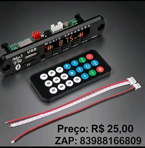 Placa MP3 Bluetooth