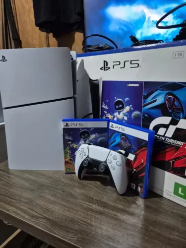 PS5 SLIM COM LEITOR