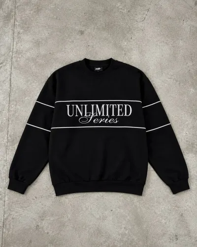 Moletom Boxy Unlimited Series Preto