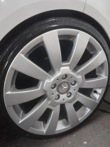 Roda 19 Mercedes-benz Original 2 talas pneu 90% borracha