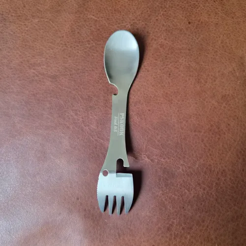  Talher SPORK inox (garfo/colher/ faca de camping)