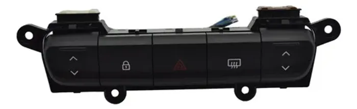 Botão Pisca Alerta Trava Desembaçador Kwid 2019 Original Preto