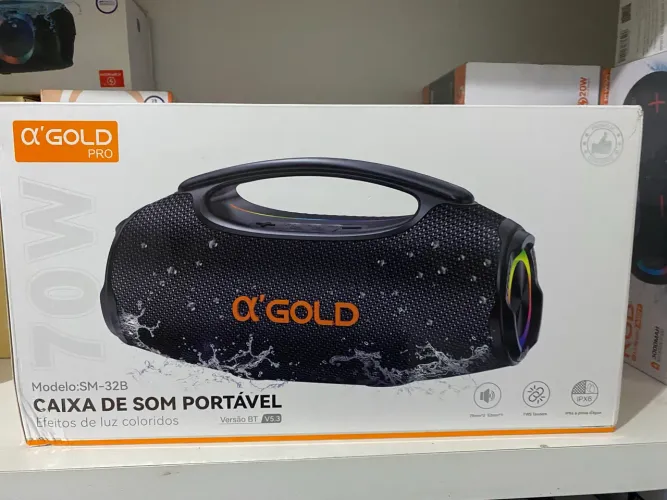 Caixa de Som BOMBOX GOLDS 70w