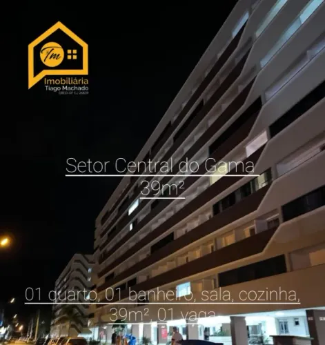 Excelente apartamento no Quadra Parque - Setor Central do Gama